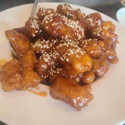 Sesame Chicken with White Rice Sesame Chicken with White Rice
