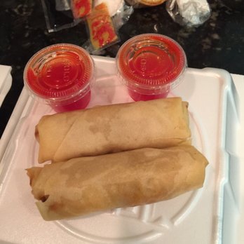 Bao's Cafe - Spring rolls. I add chili garlic sauce of my own to the sweet and sour sauce. Or, ask for hot oil on the side to mix in. Yum! - Chinese Near Me - Spring, Texas Bao's Cafe - Spring rolls. I add chili garlic sauce of my own to the sweet and sour sauce. Or, ask for hot oil on the side to mix in. Yum! - Chinese Near Me - Spring, Texas