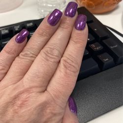 Exotic Nails - Purple Chrome