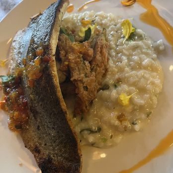 Two Urban Licks - Trout with risotto and asparagus - Bars Near Me - Atlanta, Georgia Two Urban Licks - Trout with risotto and asparagus - Bars Near Me - Atlanta, Georgia