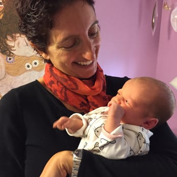 San Diego Midwife - My sweet girl meeting one of her midwifes after her birth. - Midwives Near Me - Encinitas, California