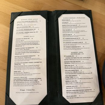 Manaao - Menu - Thai Near Me - Tustin, California