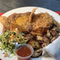 La Casita Del Sol Mexican Restaurant - Pineapple chicken plate