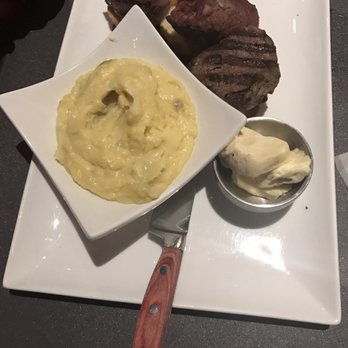 Webb Custom Kitchen - The medallions with Brie butter and mash - New American Near Me - Gastonia, North Carolina