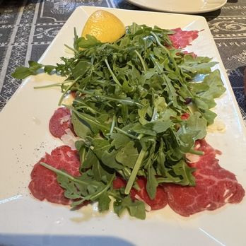 PortaBella - Beef Tenderloin Carpaccio Dinner - Mediterranean Near Me - Carmel, California PortaBella - Beef Tenderloin Carpaccio Dinner - Mediterranean Near Me - Carmel, California