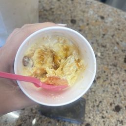 Paper in ice cream!!!!!!