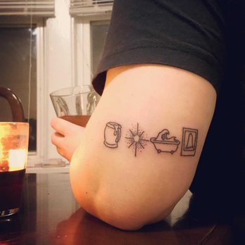 Rocket tattoo - later on - Tattoo Near Me - Chicago, Illinois