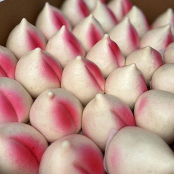 Cathy's Bakery - shoutao A longevity peach Bao with red bean filling - Bakeries Near Me - San Gabriel, California Cathy's Bakery - shoutao A longevity peach Bao with red bean filling - Bakeries Near Me - San Gabriel, California