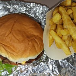 Whirl-A-Burger - Cheeseburger and French Fries