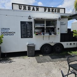 Urban Fresh Sandwich Company - Front with zoom in menu