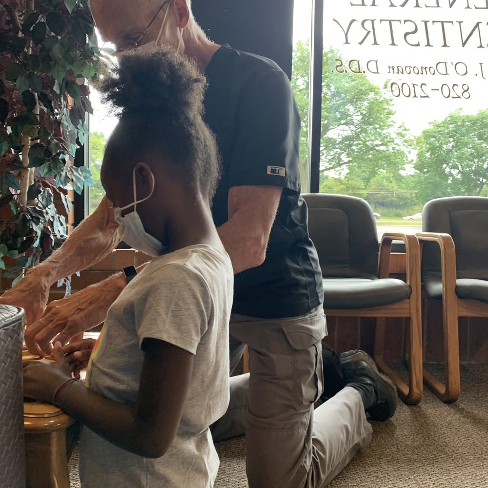 Fox Moor Dental Clinic - He knew before the actual consultation that she was scared. He played tic tac toe with her and asked a lot of questions to get to know her. - General Dentistry Near Me - Aurora, Illinois