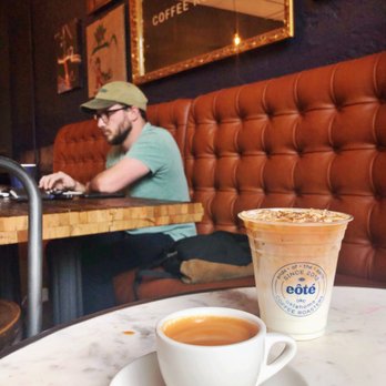 Eôté - Iced latte and espresso shot - Coffee & Tea Near Me - Oklahoma City, Oklahoma