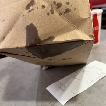 Chicken Guy! - Grease in bag from fried pickles - Sandwiches Near Me - Atlantic City, New Jersey