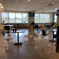 Kroger - Dedicated seating area next to Starbucks & restroom