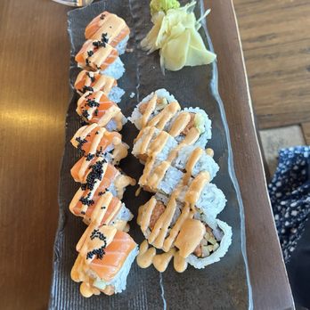Bash Original Izakaya - Spicy Salmon Roll Sushi King Salmon Roll - Sushi Bars Near Me - Detroit, Michigan Bash Original Izakaya - Spicy Salmon Roll Sushi King Salmon Roll - Sushi Bars Near Me - Detroit, Michigan