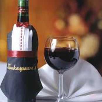 Shakespeare's Steak & Seafood - a wine glass and bottle - Seafood Near Me - Hamilton, Ontario Shakespeare's Steak & Seafood - a wine glass and bottle - Seafood Near Me - Hamilton, Ontario