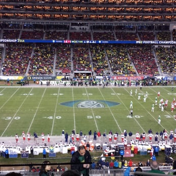 Levi's Stadium - Mid field view from Club Level section during the Pac 12 Championship. - Stadiums & Arenas Near Me - Santa Clara, California Levi's Stadium - Mid field view from Club Level section during the Pac 12 Championship. - Stadiums & Arenas Near Me - Santa Clara, California