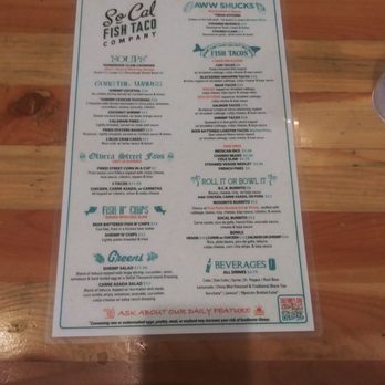 SoCal Fish Taco Company - Seafood Near Me - Gilbert, Arizona