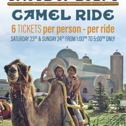 Taste of Egypt - Join us at Taste of Egypt for fun for the whole family! We will have camel rides Saturday 8/23/25 & Sunday 8/24/25 from 1:00 PM to 5:00 PM!
