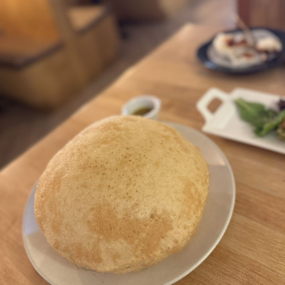 Scallion bubble pancake