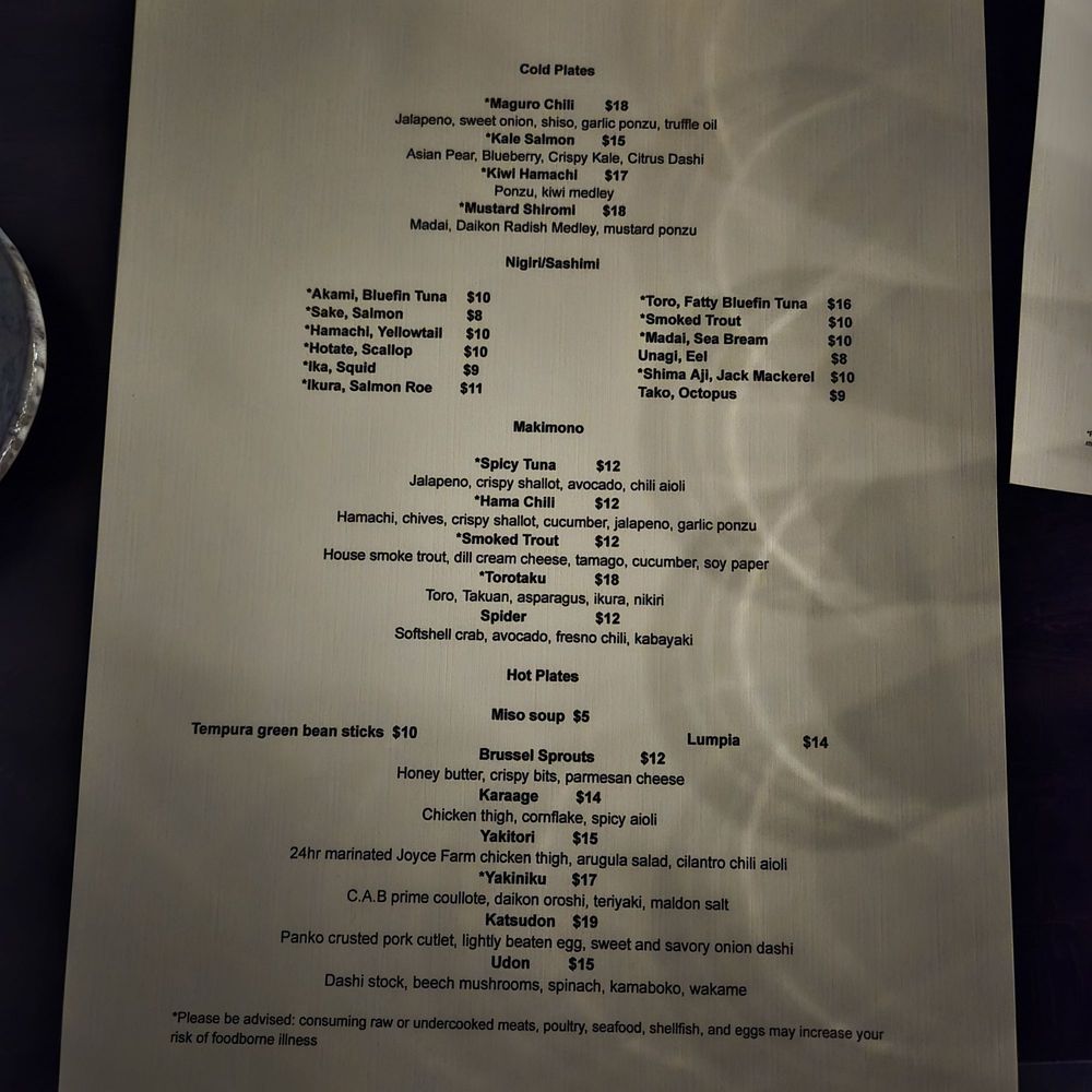 Uglyfish - Dinner menu - Sushi Bars Near Me - Raleigh, North Carolina Uglyfish - Dinner menu - Sushi Bars Near Me - Raleigh, North Carolina