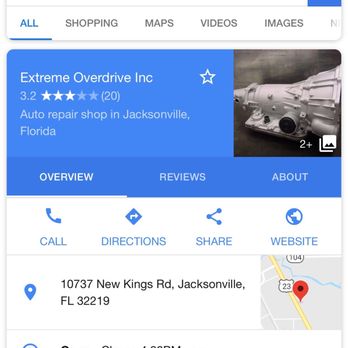 Extreme Overdrive Transmission - Auto Repair Near Me - Jacksonville, Florida
