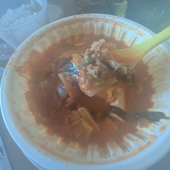 Garlic 1% - Steaming kimchi stew - Korean Near Me - El Paso, Texas