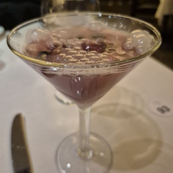 Ocean Prime - Berry Bubbles cocktail - Seafood Near Me - Indianapolis, Indiana