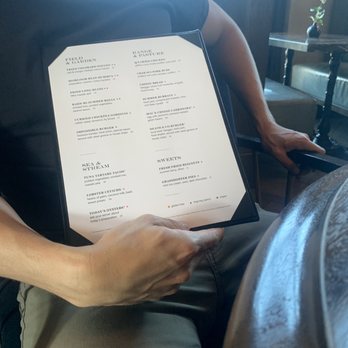 Death & Co - Food menu albeit hard to read. Many appetizers and heavier options. Excellent. - Cocktail Bars Near Me - Denver, Colorado Death & Co - Food menu albeit hard to read. Many appetizers and heavier options. Excellent. - Cocktail Bars Near Me - Denver, Colorado