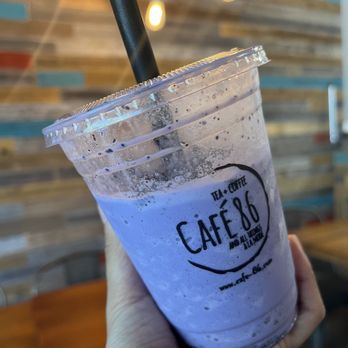 Cafe 86 - Ube Monster Milkshake - Desserts Near Me - Union City, California