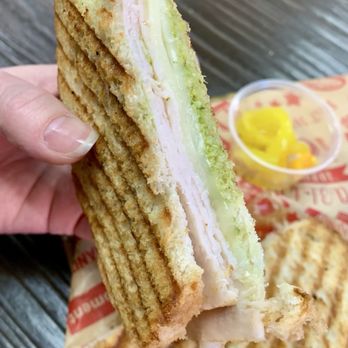 Red Canyon Cafe - Turkey, Cheese & Pesto Panini - Coffee & Tea Near Me - Scottsdale, Arizona Red Canyon Cafe - Turkey, Cheese & Pesto Panini - Coffee & Tea Near Me - Scottsdale, Arizona
