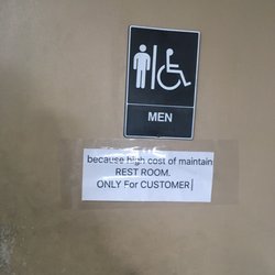 CITGO - Pretty serious about the bathrooms here.