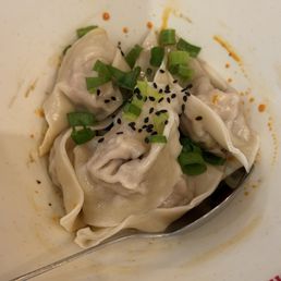 Chili oil wontons Chili oil wontons