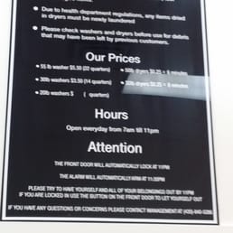 Hours and prices. Hours and prices.