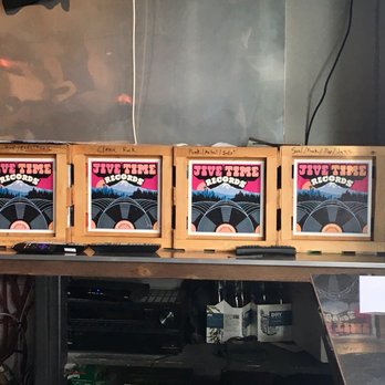 The Masonry - Boxes of records of various genres supply the restaurant's music selection - Pizza Near Me - Seattle, Washington The Masonry - Boxes of records of various genres supply the restaurant's music selection - Pizza Near Me - Seattle, Washington