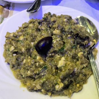 Stamatis Restaurant - eggplant dip - Greek Near Me - Astoria, New York Stamatis Restaurant - eggplant dip - Greek Near Me - Astoria, New York