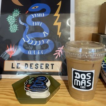Dos Mas Cafe - Cafe de olla almond milk latte & store merch - Coffee & Tea Near Me - Moab, Utah