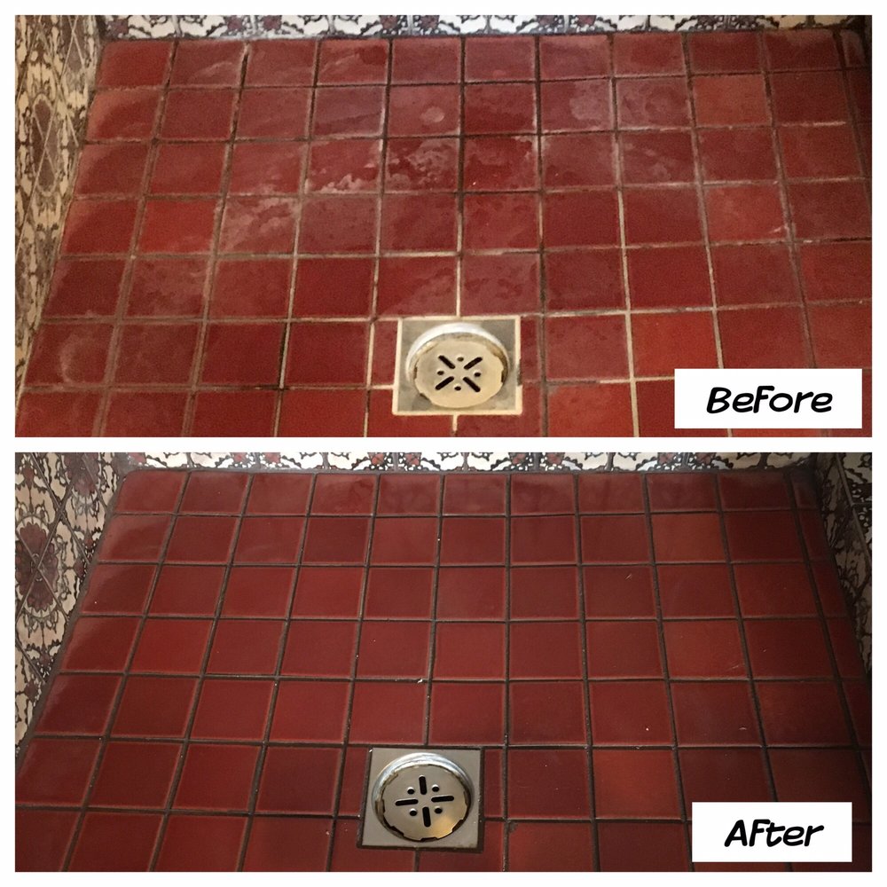 Grout & Tile Miracles - before and after - Grout Services Near Me - Lomita, California Grout & Tile Miracles - before and after - Grout Services Near Me - Lomita, California