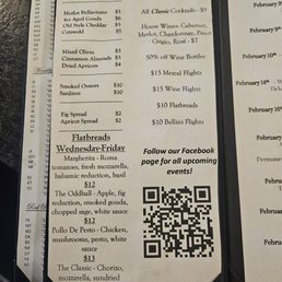 Happy hour menu..build your own charcuterie or try a flatbread. Happy hour menu..build your own charcuterie or try a flatbread.