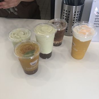Bobaville - Hong Kong milk tea, mango matcha latte, creamy avocado, jasmine milk tea and mango king - Coffee & Tea Near Me - Daly City, California
