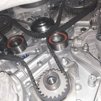 Gus Mann Automotive - 100k Mile Service. New Timing Belt and Water Pump. 2010 Honda Pilot - Auto Repair Near Me - San Antonio, Texas Gus Mann Automotive - 100k Mile Service. New Timing Belt and Water Pump. 2010 Honda Pilot - Auto Repair Near Me - San Antonio, Texas