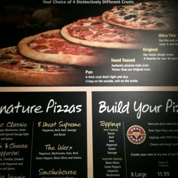 Peter Piper Pizza - Part of the menu - Pizza Near Me - Sierra Vista, Arizona Peter Piper Pizza - Part of the menu - Pizza Near Me - Sierra Vista, Arizona