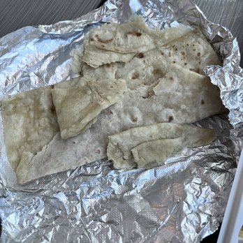 The Indian Plate - a tortilla wrapped in foil - Indian Near Me - Edison, New Jersey