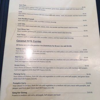 Vanda Thai - Menu..pick your weapon - Thai Near Me - Walnut Creek, California Vanda Thai - Menu..pick your weapon - Thai Near Me - Walnut Creek, California