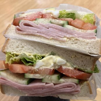 Takahachi Bakery - Ham and egg salad sandwich $7 - Coffee & Tea Near Me - Brooklyn, New York