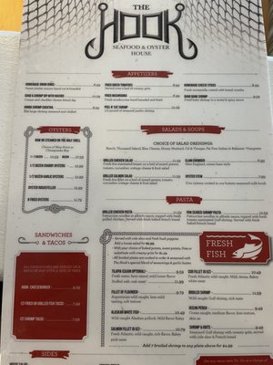 Menu photo 3 Hook Seafood & Oyster House Anderson, SC Menu photo 3 Hook Seafood & Oyster House Anderson, SC