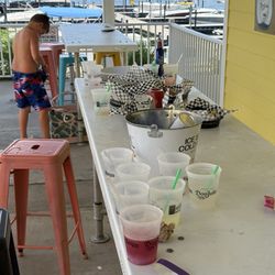 Coconuts - How most of the table looked, while the staff sat behind the counter scrolling on Instagram.