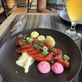 Meatless District - watermelon sashimi - Vegan Near Me - Amsterdam, New Hampshire