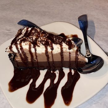 Half Shell Oyster House - Chocolate mousse cake for dessert! - Seafood Near Me - Biloxi, Mississippi Half Shell Oyster House - Chocolate mousse cake for dessert! - Seafood Near Me - Biloxi, Mississippi