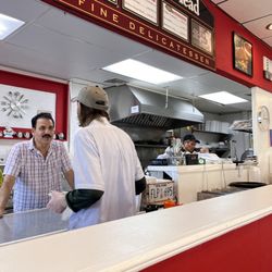 Side Door Deli - The Side Door counter and  kitchen.
